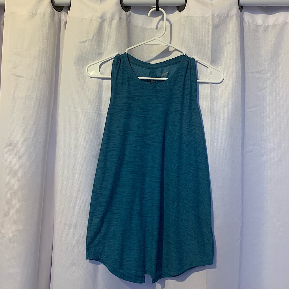 OLD NAVY Green/Blue Active Tank Top